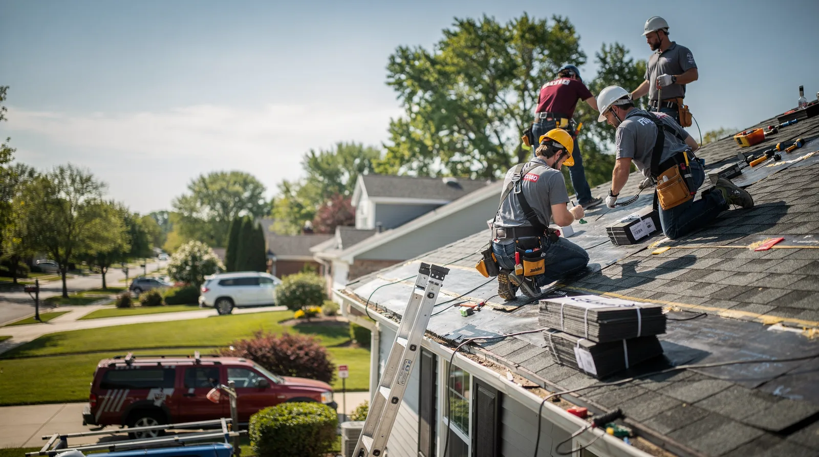 Roof Repair in Wheeling, IL around you